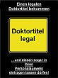 Einen legalen Doktortitel bekommen... - Bild 1