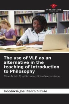 The use of VLE as an alternative in the teaching of Introduction to Philosophy - Simião, Inocência Joel Pedro