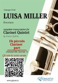 Eb Clarinet Piccolo (instead Clarinet Bb 1) part of &quote;Luisa Miller&quote; for Clarinet Quintet (fixed-layout eBook, ePUB)