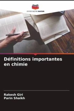 Cover Définitions importantes en chimie