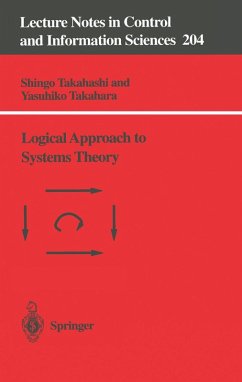 Logical Approach to Systems Theory (eBook, PDF) - Takahashi, Shingo; Takahara, Yasuhiko