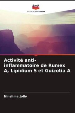 Activité anti-inflammatoire de Rumex A, Lipidium S et Guizotia A - Jolly, Ninsiima