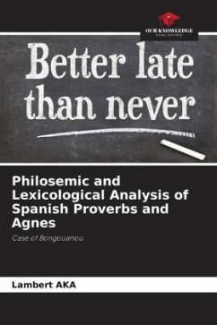 Cover Philosemic and Lexicological Analysis of Spanish Proverbs and Agnes