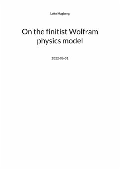 On the finitist Wolfram physics model (eBook, PDF)