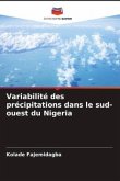 Variabilité des précipitations dans le sud-ouest du Nigeria