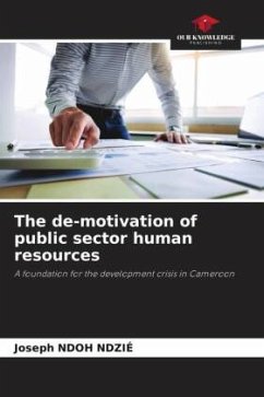 The de-motivation of public sector human resources - Ndoh Ndzié, Joseph