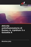 Attività antinfiammatoria di Rumex A, Lipidium S e Guizotia A