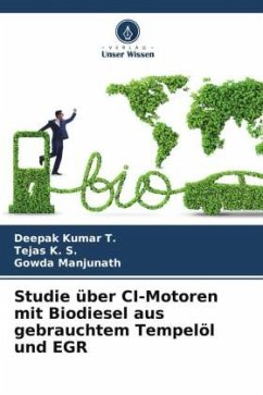 Studie über CI-Motoren mit Biodiesel aus gebrauchtem Tempelöl und EGR - Kumar T., Deepak;K. S., Tejas;Manjunath, Gowda