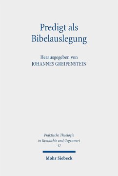Predigt als Bibelauslegung (eBook, PDF) Cover Predigt als Bibelauslegung (eBook, PDF)