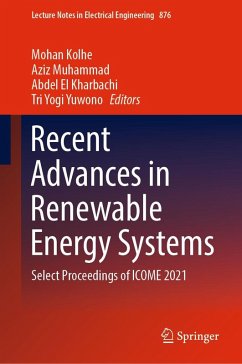 Cover Recent Advances in Renewable Energy Systems (eBook, PDF)