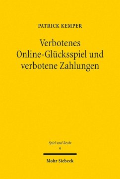 Verbotenes Online-Glücksspiel und verbotene Zahlungen (eBook, PDF) - Kemper, Patrick