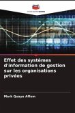 Effet des systèmes d'information de gestion sur les organisations privées