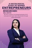 A Sociological Study of Women Entrepreneurs