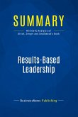 Summary: Results-Based Leadership