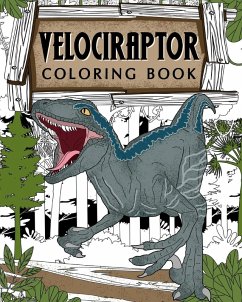 Cover Velociraptor Coloring Book