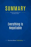 Summary: Everything Is Negotiable