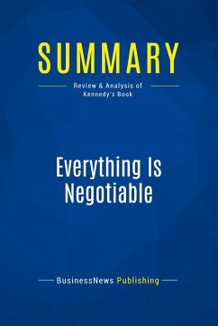 Summary: Everything Is Negotiable - Businessnews Publishing