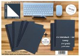 A 6 Notizbuch - Set, 4+2 gratis, Luxury 80 Seiten BLAU NEW LAPISLAZULI GLITTER-OPTIK, to do A 6 Notizbuch - Set, 4+2 gratis, Luxury 80 Seiten BLAU NEW LAPISLAZULI GLITTER-OPTIK, to do
