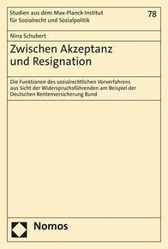 Zwischen Akzeptanz und Resignation - Schubert, Nina