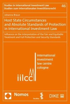 Host State Circumstances and Absolute Standards of Protection in International Investment Law - Braun, Johanna