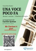 Bb Clarinet 4 part of &quote;Una voce poco fa&quote; for Clarinet Quintet (fixed-layout eBook, ePUB)
