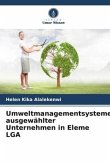 Umweltmanagementsysteme ausgewählter Unternehmen in Eleme LGA