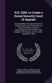 H.R. 3265, to Create a Social Security Court of Appeals