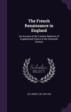 Cover The French Renaissance in England