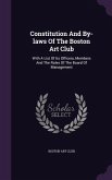 Constitution And By-laws Of The Boston Art Club