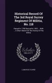 Historical Record Of The 3rd Royal Surrey Regiment Of Militia, No. 118