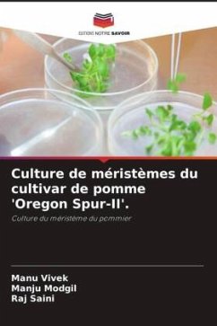 Culture de méristèmes du cultivar de pomme 'Oregon Spur-II'. - Vivek, Manu;Modgil, Manju;Saini, Raj