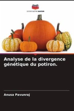 Analyse de la divergence génétique du potiron. - Pavunraj, Anusa