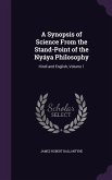 A Synopsis of Science From the Stand-Point of the Nyáya Philosophy