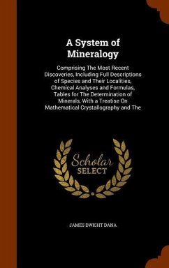 A System of Mineralogy: Comprising The Most Recent Discoveries, Including Full Descriptions of Species and Their Localities, Chemical Analyses - Dana, James Dwight