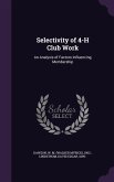 Selectivity of 4-H Club Work: An Analysis of Factors Influencing Membership