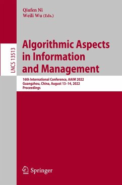 Algorithmic Aspects in Information and Management