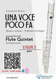 C Flute 3 part of &quote;Una voce poco fa&quote; for Flute Quintet (fixed-layout eBook, ePUB)