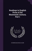 Readings in English Prose of the Nineteenth Century, Part 1