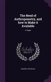 The Need of Anthropometry, and how to Make it Available: A Paper