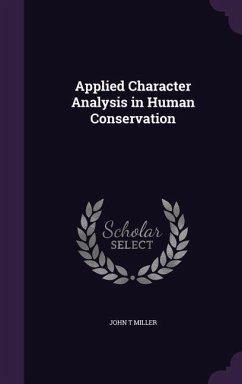 Cover Applied Character Analysis in Human Conservation