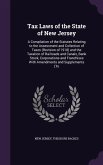 Tax Laws of the State of New Jersey
