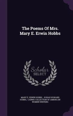 Cover The Poems Of Mrs. Mary E. Erwin Hobbs