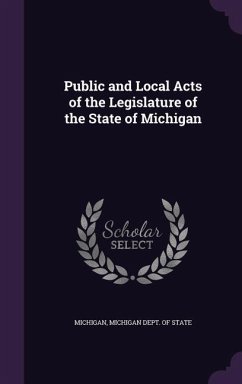 Cover Public and Local Acts of the Legislature of the State of Michigan