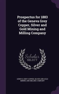 Cover Prospectus for 1883 of the Geneva Grey Copper, Silver and Gold Mining and Milling Company