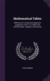 Mathematical Tables: Difference of Latitude and Departure: Logarithms, From 1 to 10,000; and Artificial Sines, Tangents, and Secants