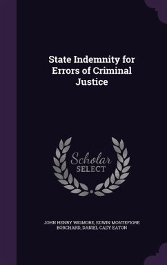 Cover State Indemnity for Errors of Criminal Justice
