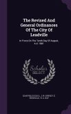 The Revised And General Ordinances Of The City Of Leadville