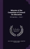 Minutes of the Committee of Council On Education