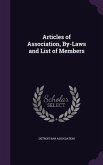 Articles of Association, By-Laws and List of Members