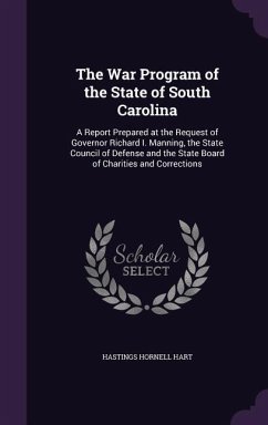 The War Program of the State of South Carolina - Hart, Hastings Hornell